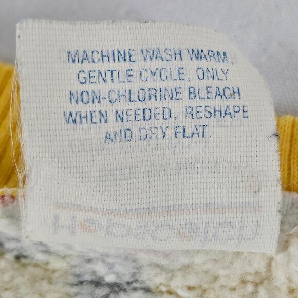 HOPSCOTCH VINTAGE FOOTBALL TODDLER CREWNECK SWEATSHIRT – SIZE 24 MONTHS – YELLOW - Picture 8 of 8